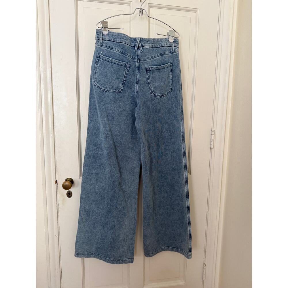 Good American Jeanius Good Skate Indigo Sweatpants - size 12 - Picture 6 of 6